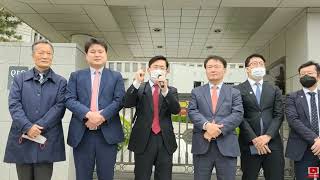도태우 변호사, 선거무효소송 후기 연설