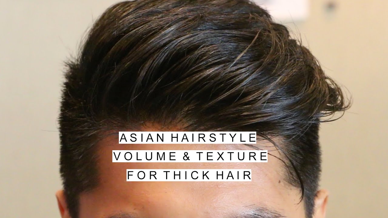 popular asian hairstyles | vented brush adds volume & texture | men