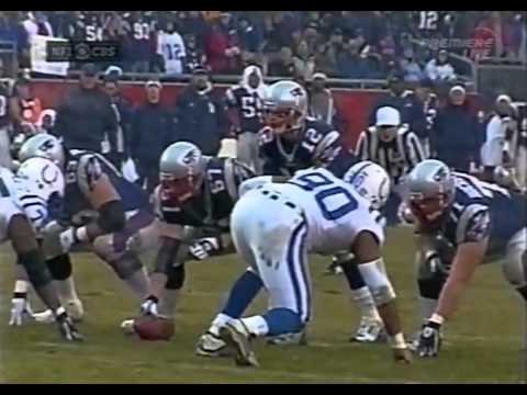 2003 AFC Championship Game Indianapolis Colts vs New England Patriots