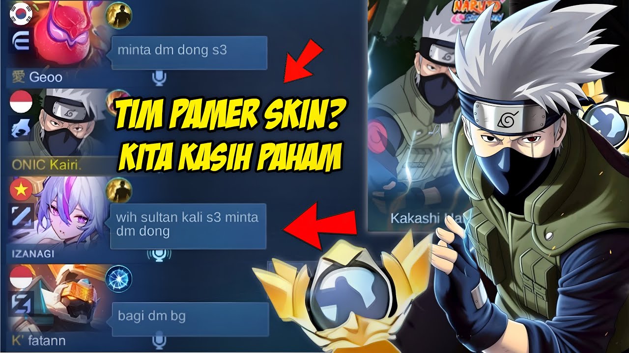 GLOBAL HAYABUSA PRANK JADI MISKIN GAK PUNYA SKIN KE PUBLIK ON MIC! SOMBONG DAN KOCAK