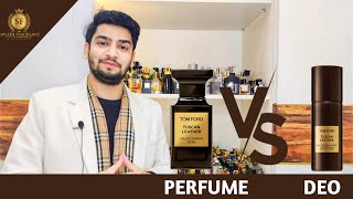 Difference Between Perfume And A Deodorant  Splash Fragrance India Ft Gaurav Verma
