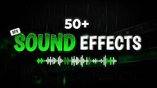50 Best Sound Effects For Video Editing Copyright Free