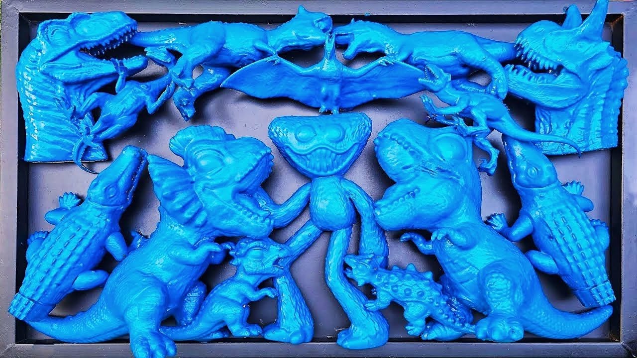 Cleaning Dirty Dinosaur Toys - Wash and Restore Dino Figures for Kids