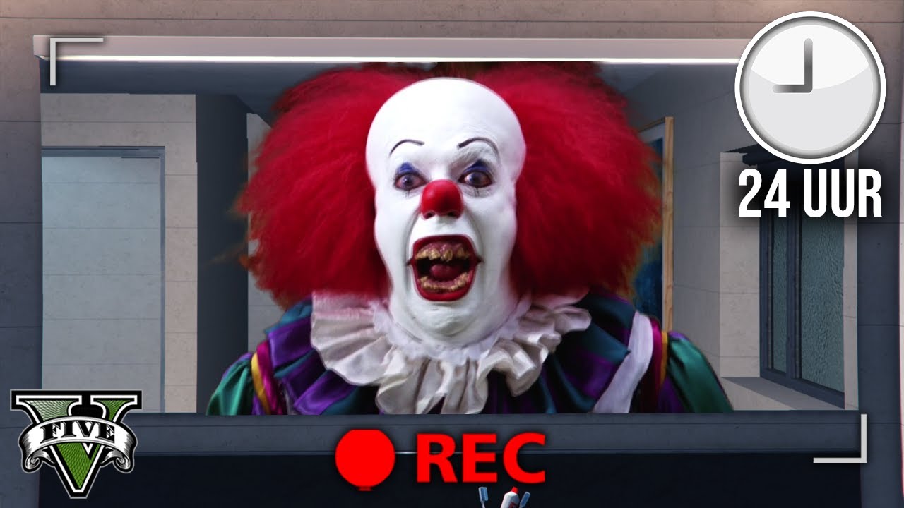 24 UUR LEVEN ALS PENNYWISE..! || GTA 5 #89