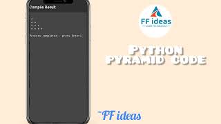 Python pyramid code #python #programming #pythontutorial  learn technology