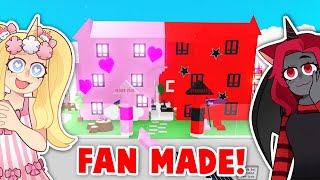 The COOLEST FAN MADE CASTLE In Adopt Me (Roblox)