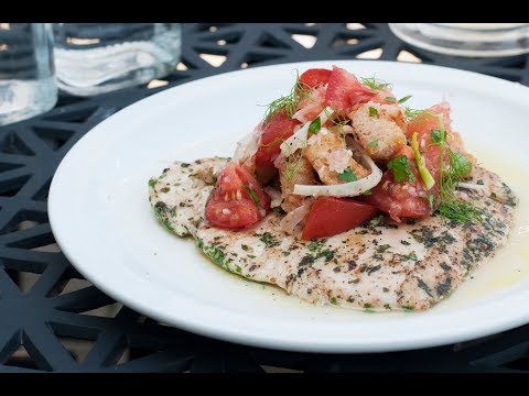 Andrew Zimmern Cooks: Chicken Paillard With Panzanella Salad