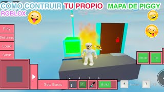 COMO CONSTRUIR EN PIGGY / CREA TU PROPIO MAPA DE PIGGY / PIGGY ROBLOX BUILD MODE