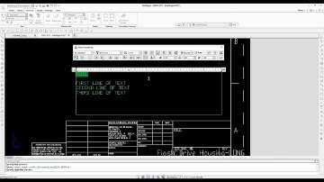 DraftSight Multiline Text