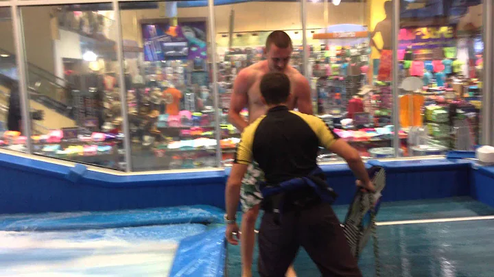 Indoor surfing fail