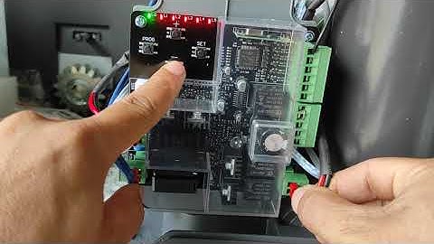 Hướng dẫn cài đặt hành trình Mô tơ cổng trượt tự động Master 500DC 0919248062