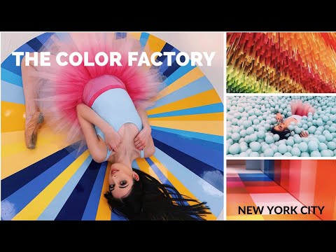 Vídeo: The Color Factory é A Atração Mais Colorida De Nova York
