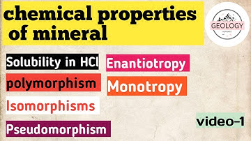 Solubility in HCl of mineral || chemical properties of mineral (video-1)|| lecture 24 of mineralogy