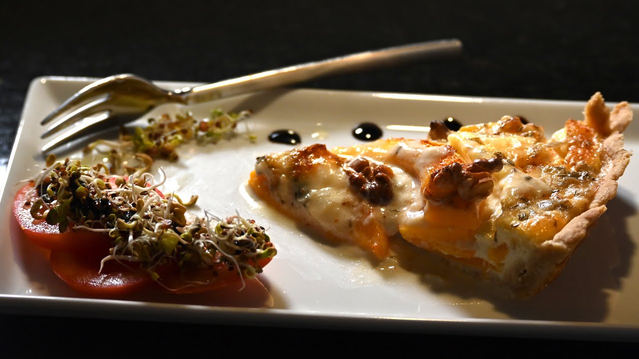 Kürbis-Gorgonzola-Quiche: So schmeckt der Herbst