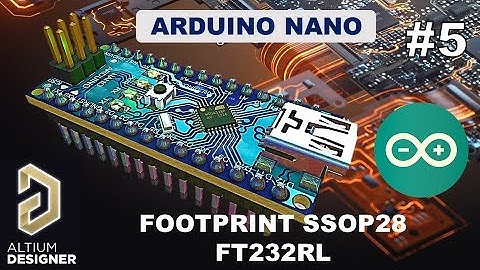 5. Arduino Nano en Altium Designer - Footprint SSOP28 FT232RL
