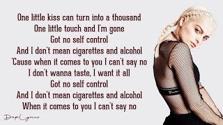 Self Control - Bebe Rexha (Lyrics) chords