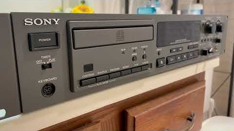 Sony CDR-W33 Professional CD Recorder Player - Tray Does Not Open
