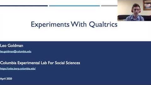 Introduction to Qualtrics