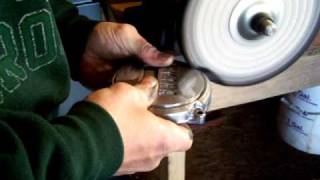 Buffing aluminum motorcycle parts