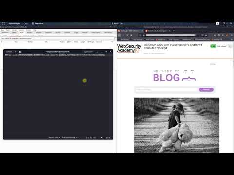 Reflected XSS with event handlers and href attributes blocked (Video solution, Audio)