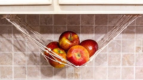 DIY Macrame Fruit Hammock,DIY MACRAME FRUIT HAMMOCK