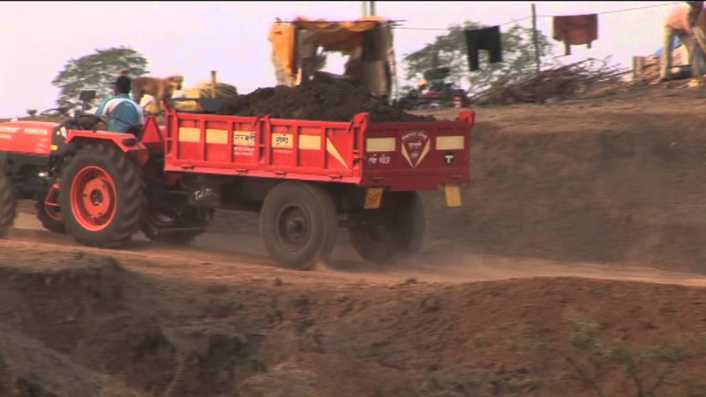 kubota 45 hp tractor with trolly in indian roads YouTube