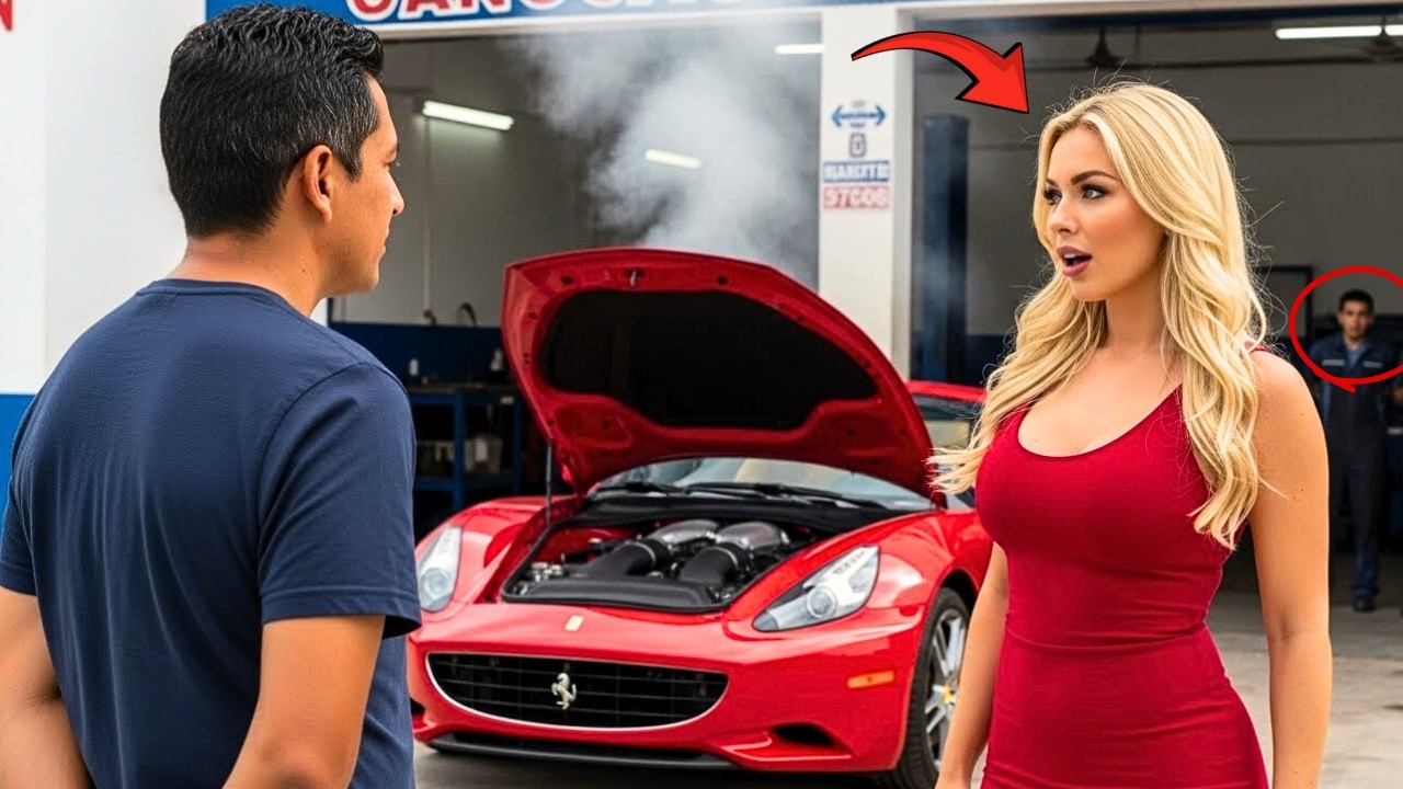 Nadie entendía a la Millonaria Alemana... hasta que el Mecánico Solitario habló su idioma.