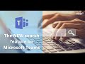 Total it  new microsoft teams updates january 2022  search feature