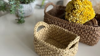 Kağit İpli̇kten Sepet Yapilişi