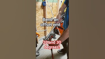 can you Bend 2 types of Offsets? - the offset #mistakestoaviod #electrician #diy #klein