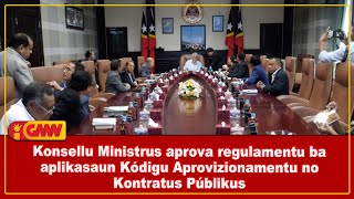 Dewan Menteri menyetujui peraturan untuk penerapan Kode Pengadaan dan Kontrak Publik.