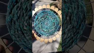 Spin spin spin #handspunyarn #spinningwheel #handmade #wool #ooak #creative #slowcrafting