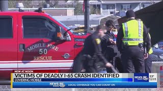 VIDEO: UPDATE: Victims identified in deadly I-65 crash involving 18-wheeler