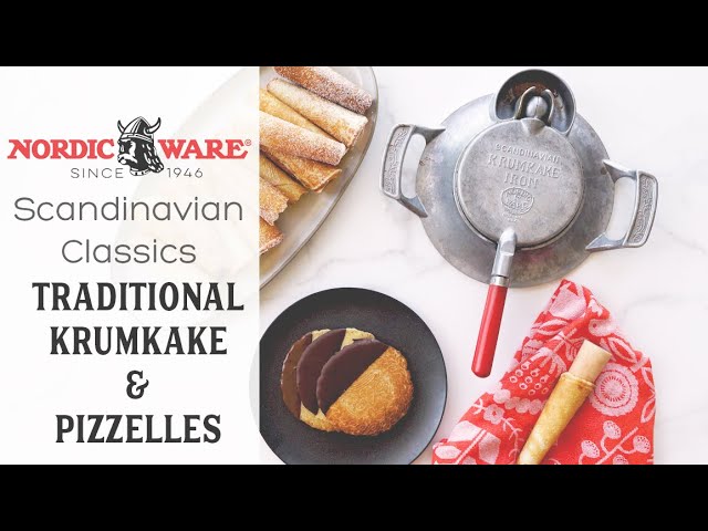 Vintage Scandinavian Krumkake Iron Nordic Ware