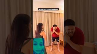Self-Defense Tutorial for Girls 😎🤣🤯🤪 #shorts #viralvideo