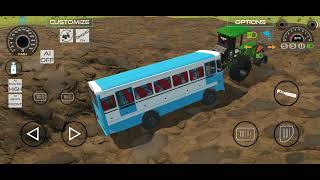 Bus,tractor or indivior ko jcb se khichna pda 😲😱 #indiangamerj17 #games #explorepage