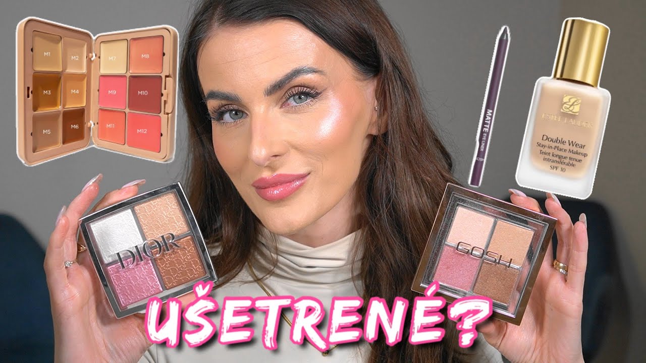 LÍČIM SA S NOVINKAMI? Je Gosh paletka lepšia ako Dior? 🤔