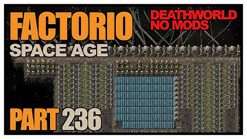 Late game asteroid casino design pt2 - Factorio Space Age (Deathworld, no mods) Ep 236