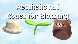 Aesthetic Hats Codes For Bloxburg