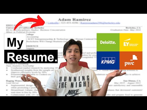 My Big Four Audit Internship Resume Application Tips