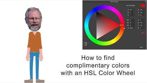 How to find Complimentary Colors with an HSL Color Wheel