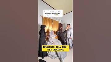momen lucu ketika pengantin wanita cemburu kepada mua pengantin ‼️#ngakak #lucu #nikah #mua #ketawa