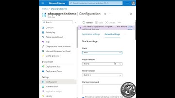 Azure WebApp PHP 8 2 Upgrade