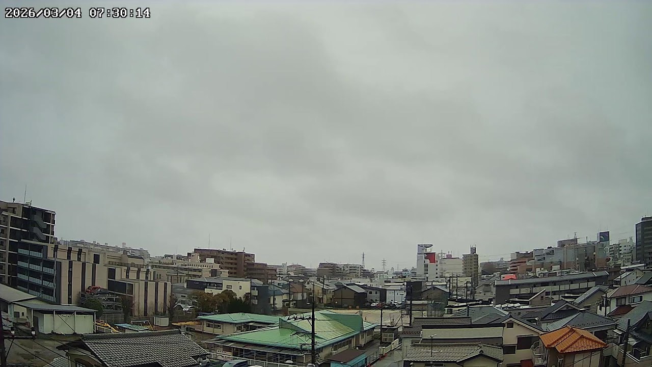 埼玉県越谷市登戸町お天気ライブカメラSaitama Koshigaya weather Live camera.world.cam