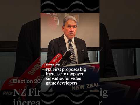 NZ First proposes big increase to taxpayer subsidies for video game developers | RNZ