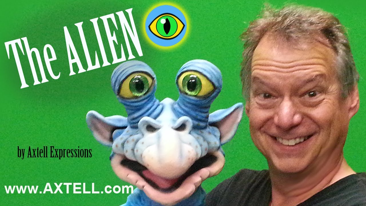 THE ALIEN Puppet by Axtell Expressions! - YouTube