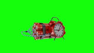 Time Bomb 10 Minutes With Explosion - Green Screen Free Use