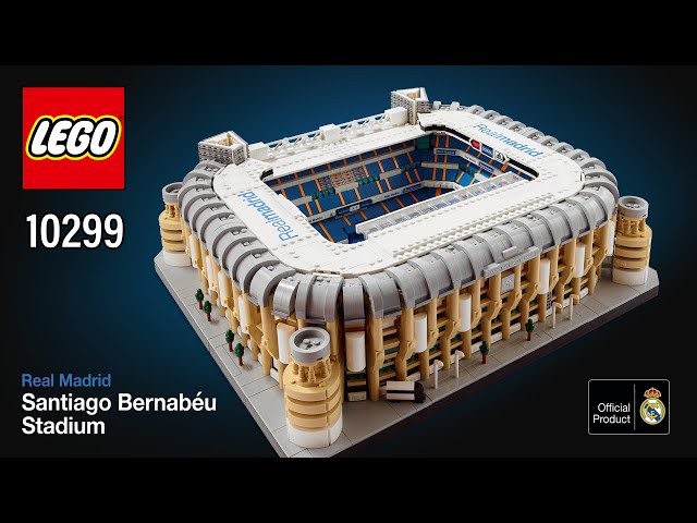 LEGO Real Madrid Santiago Bernabéu Stadium Builds Itself! 