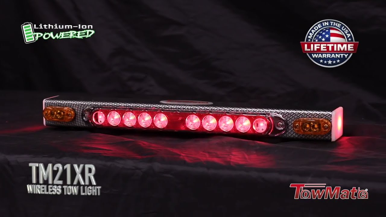 Video of TowMate 21" Wireless Lithium Tow Light