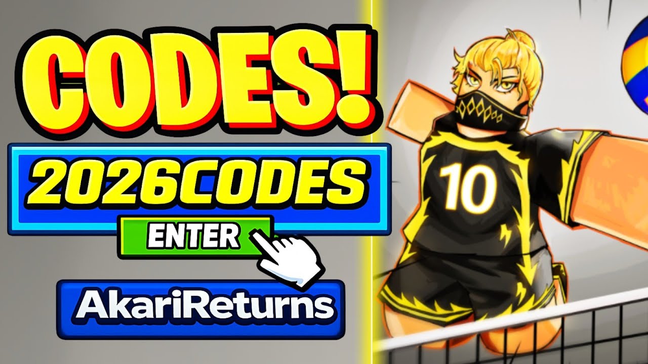 NEW CODES ROBLOX VOLLEYBALL LEGENDS CODES 2026 VOLLEYBALL LEGENDS 